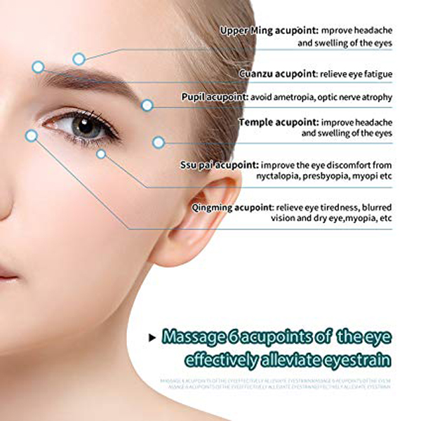 YUZY Pijat Kompres Mata Smart Airbag Eye Massager Bluetooth Music - 001