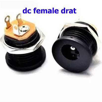 Jual Socket Female Jack DC Power jack 5.5mm x 2.1mm Mounting