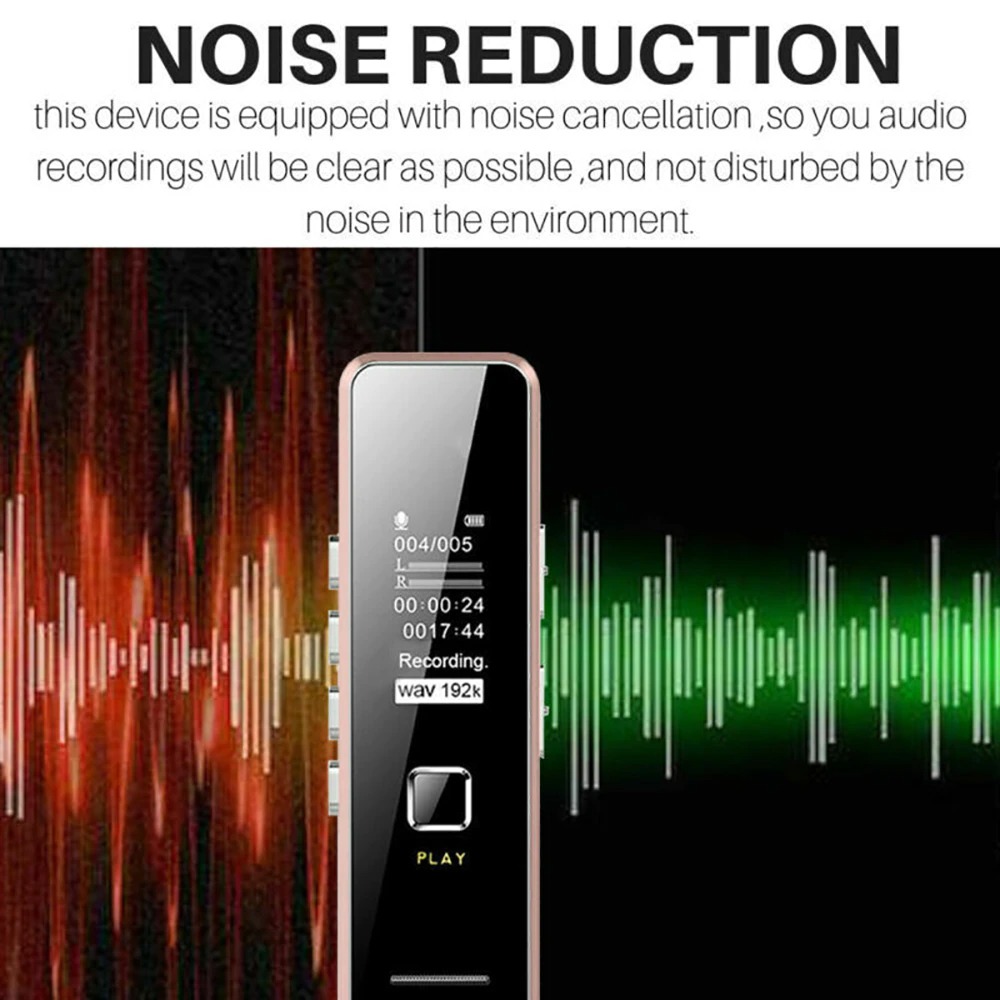 FORNORM Perekam Suara Audio Digital Mini Voice Recorder 32GB - VC173