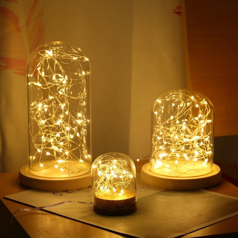 OKAL Lampu Hias String Lights Fairy Battery Box Waterproof 100 LED 10M - G3