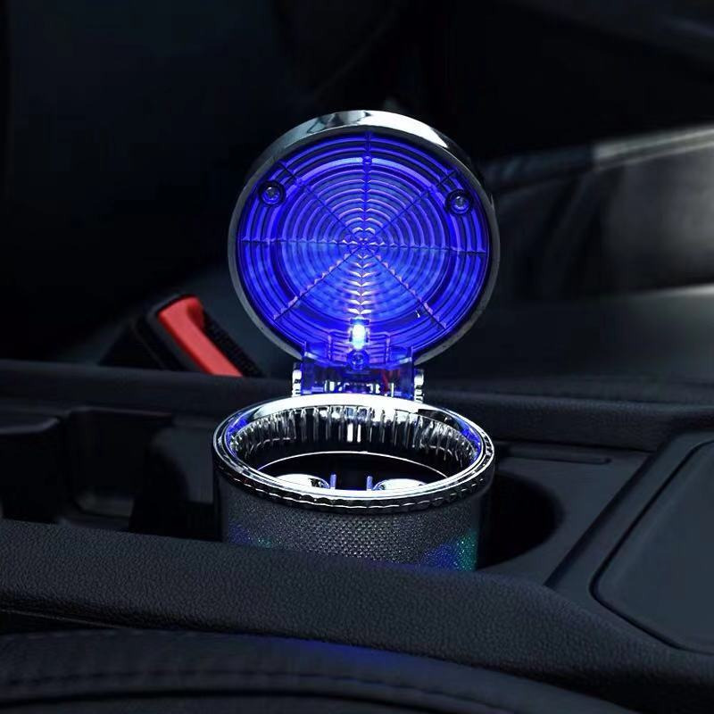 Noctilucent Asbak Mobil Car Ashtray LED Light - 068