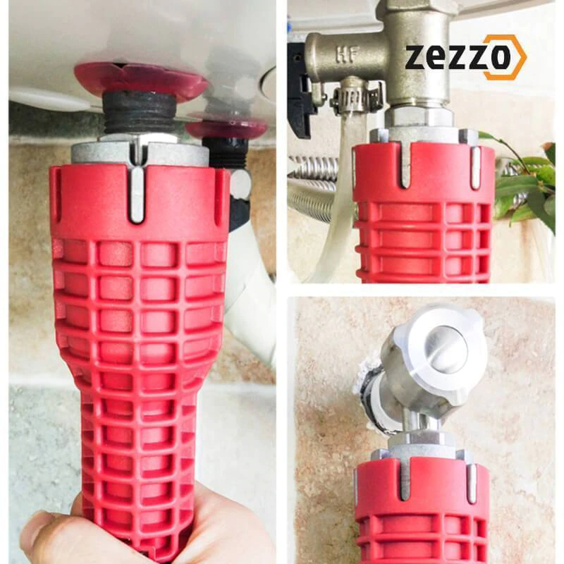ZEZZO Kunci Pas Ledeng Wrench Faucet Sink Installer 18in1 - ZZ338