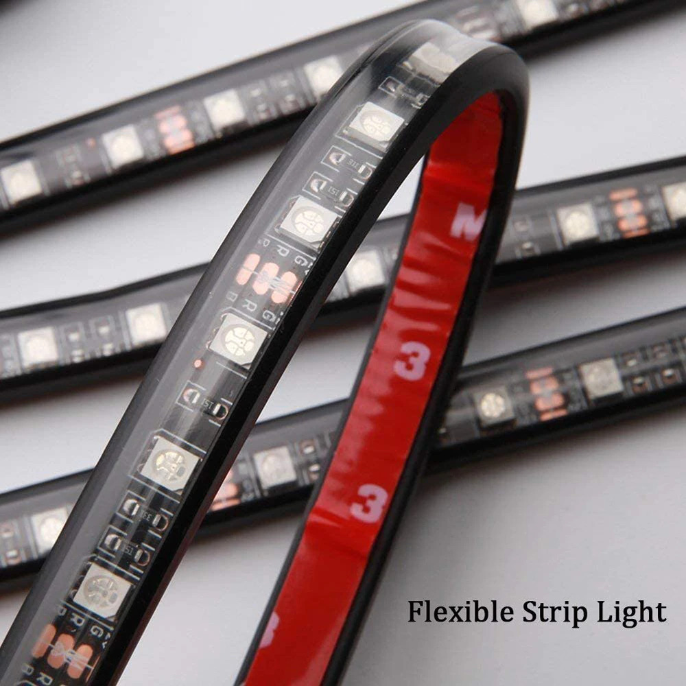 ANMINGPU Lampu LED Strip Flexible RGB Car Foot Light 36 LED USB Plug - AP-2