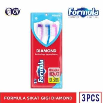 FORMULA Sikat Gigi Diamond 3pcs Paket Murah