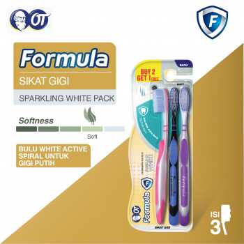 FORMULA SIKAT GIGI SPARKLING WHITE PACK [3 PCS]
