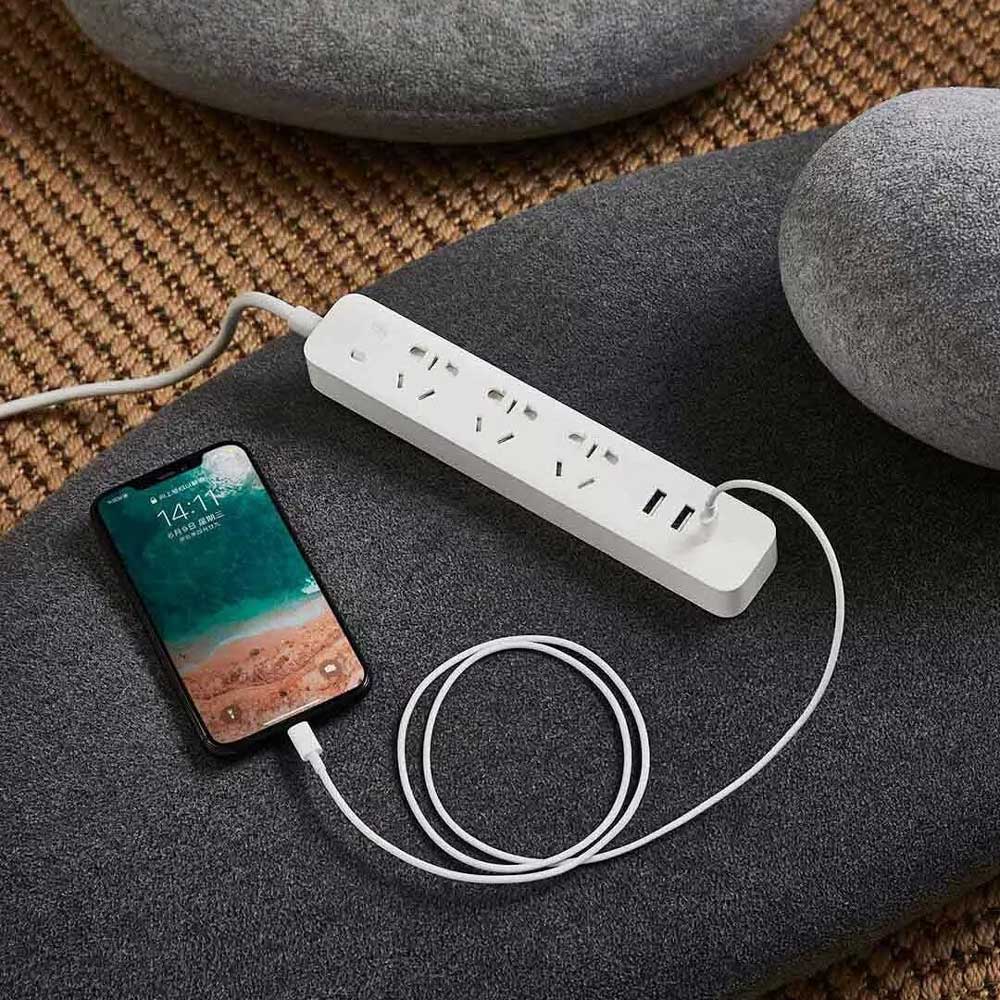Mi Mi Smart Power Strip 3 Plug 2 USB A Port 1 USB C - XMCXB05QM