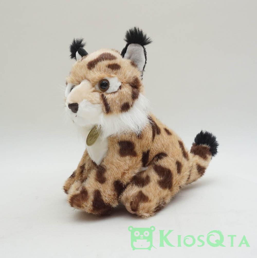 boneka kucing lynx macan tutul edukasi coklat 34