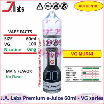 J.A. Labs Cloud Chaser e-Juice 60ml Premium Liquid - VG (Max) Series