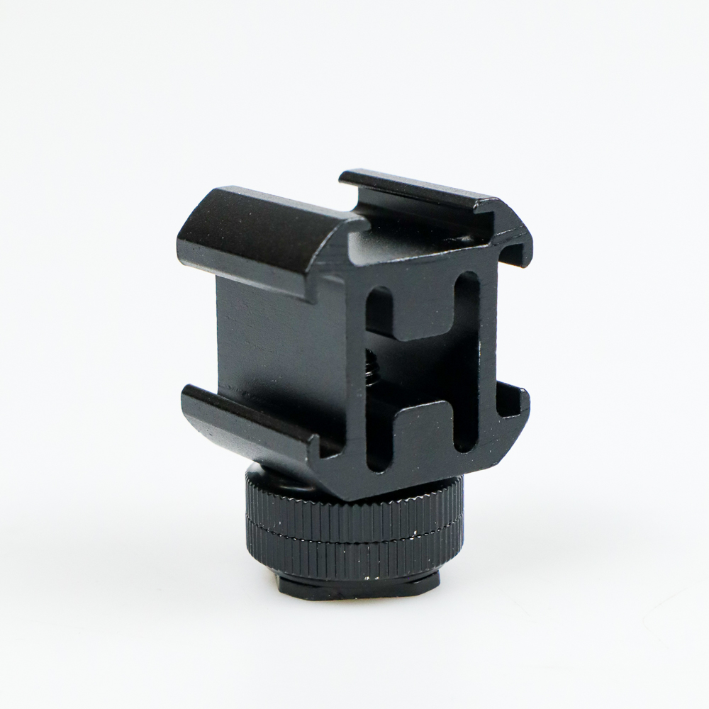 Lvoertuig Adaptor Cold Shoe Three Head Extended Port - LV39