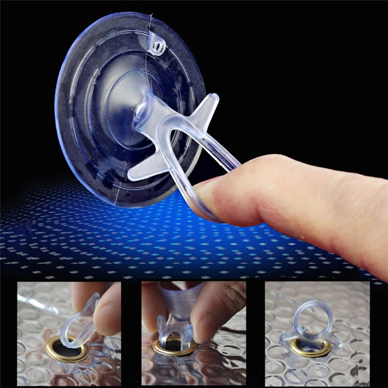 Naran Alat Tempel Dinding Suction Cup Hook Wall Hanger 35mm 10 PCS - Q171