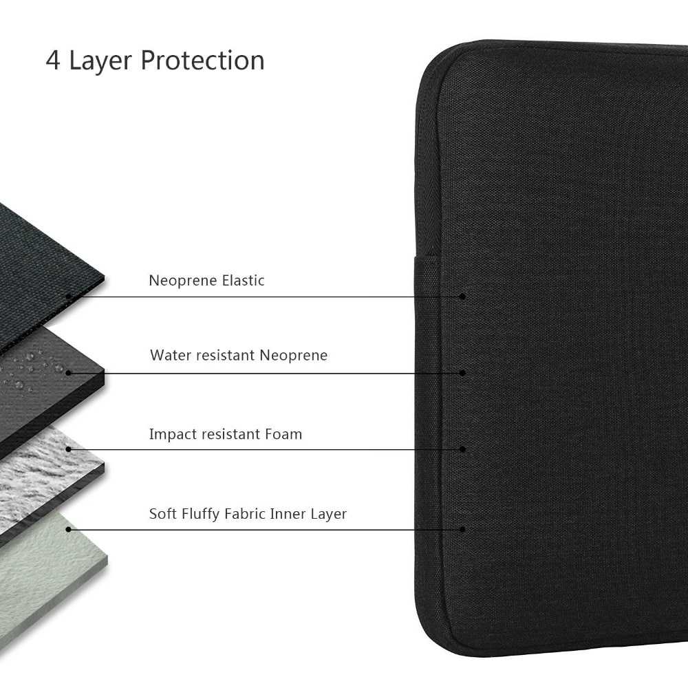 Rhodey Sleeve Case Laptop Waterproof Polyester Neoprene Bag - L123F