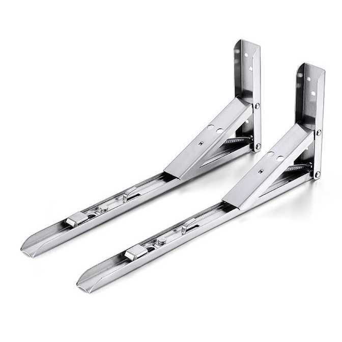 Taffware XIDA Bracket Engsel Lipat Folding Max Load 65kg 14 Inch 2 PCS - JM007
