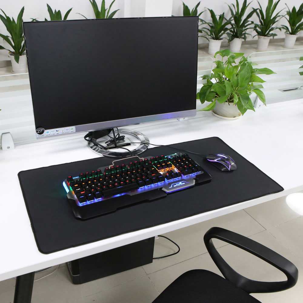 Taffware Gaming Mouse Pad XL Desk Mat Polos Anti Slip Waterproof - MP001