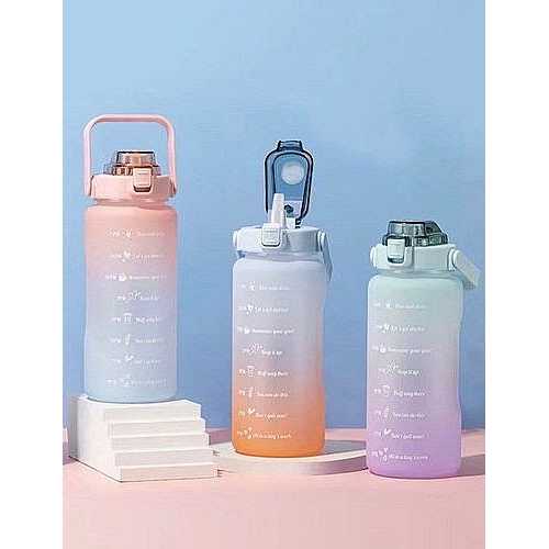 Jual Botol Minum 2 Liter Bottle Viral Penanda Waktu Minum Air