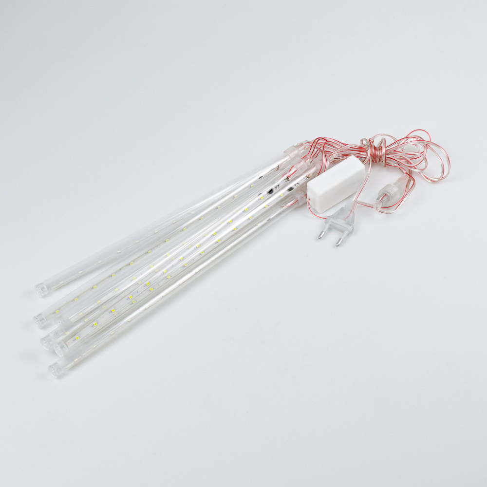 SMD Lampu Hias Gantung String Lights Meteor Rain Cool White 30 cm 8PCS