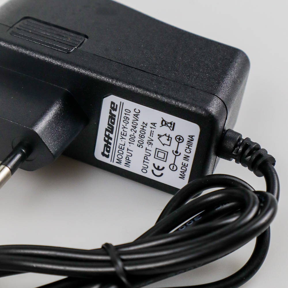 Taffware Power Supply Adaptor EU 9V 1A Polaritas Center Positif - YErY-0910