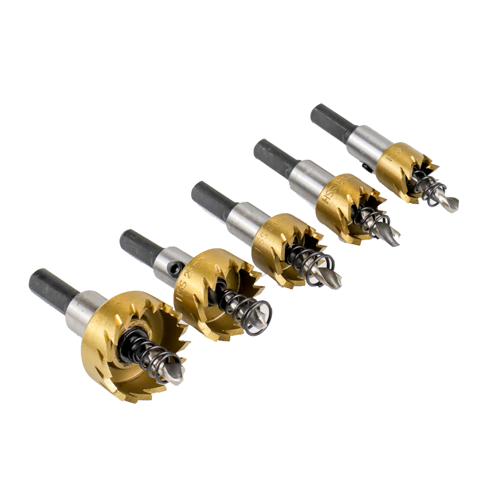 Taffware Mata Bor Carbide Tip Wood Metal Hole Cut 5 PCS - EPC-PIT-20P