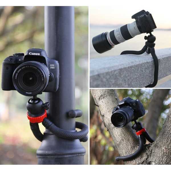 TaffSTUDIO Tripod Kamera Portable Octopus GorillaPod 300mm - B07