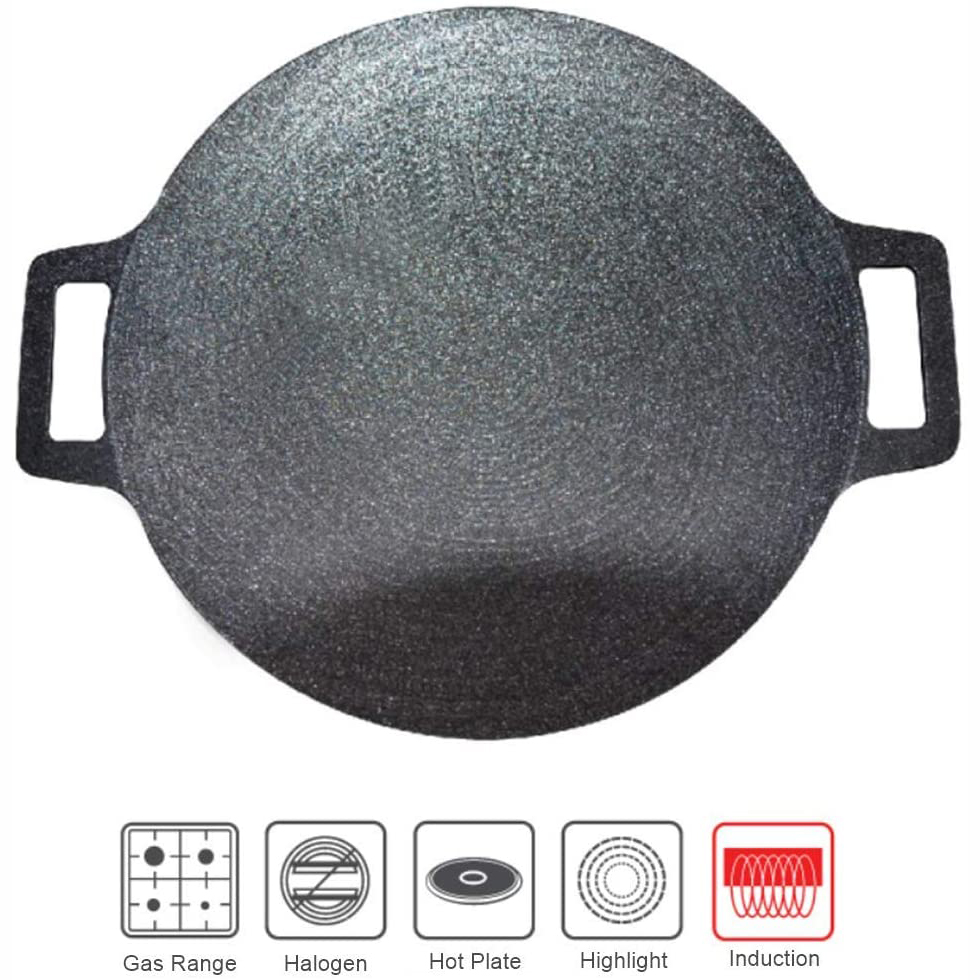 Rotisserie Wajan Penggorengan Wok Pan Anti Lengket 33cm - C0045