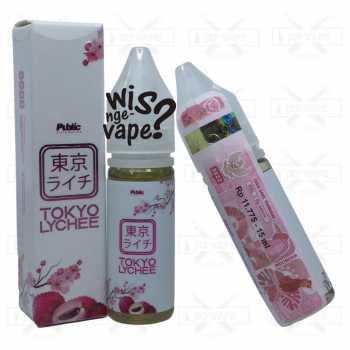 TOKYO LYCHEE 15ML - SALT NIC PREMIUM LIQUID VAPE BY PUBLIC