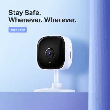 TP-LINK Kamera CCTV Indoor WiFi IP Camera Motion Detection 1080P 2MP - Tapo C100