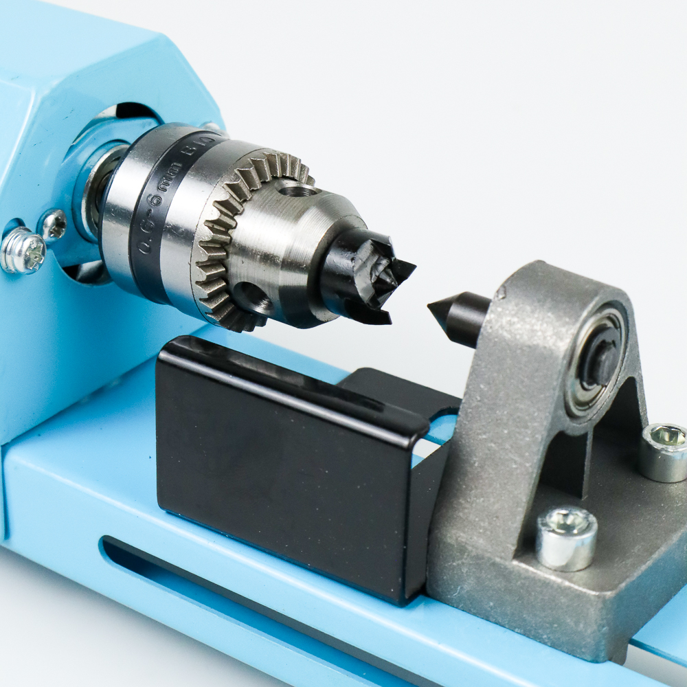 DRUN Mesin Bubut Kayu Mini Lathe Beads Woodworking 150W - X707