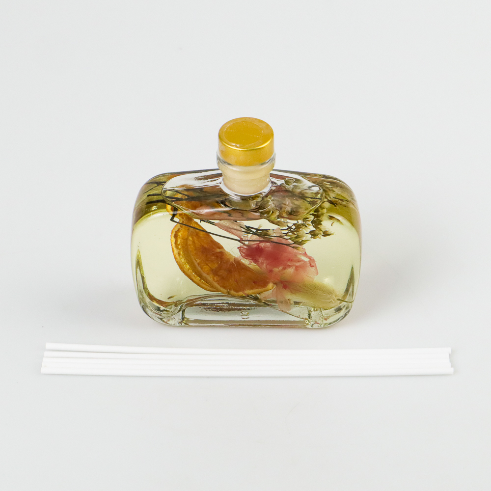Taffware HUMI Pengharum Ruangan Reed Diffuser with Cotton Sticks 100ml - DF-200