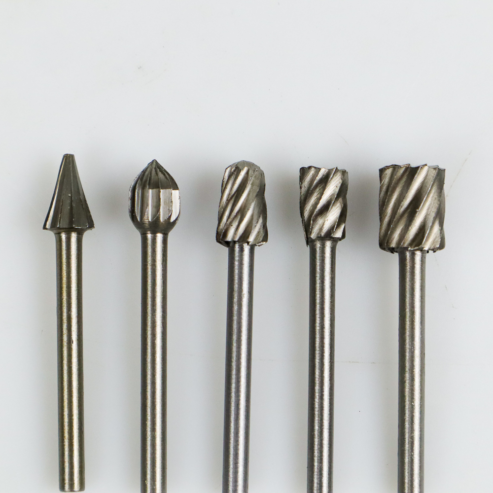 Taffware Mata Bor Tungsten Carbide Cone Spiral Bits 10 PCS - GJ0106