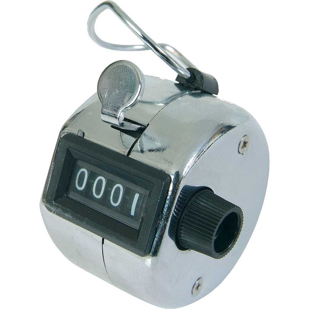 Jual Alat Penghitung Manual Hand Tally Counter 4 Digit | Jakmall.com