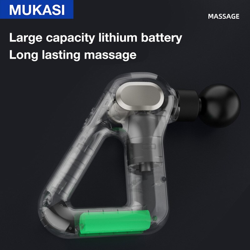 MUKASI Alat Pijat Elektrik Pundak Punggung Tangan Fascial Gun 2000 mAh - KH-750