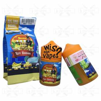 Roti Bandara V2 Banana 60ml - Liquid Vape by Java J X VaporKing