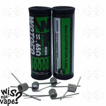 Wotofo Prebuild Clapton Coil Dual Core 0.65 Ohm Authentic