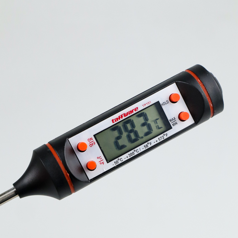 Taffware Termometer Pengukur Suhu Makanan Digital Daging Kopi Susu - TP101
