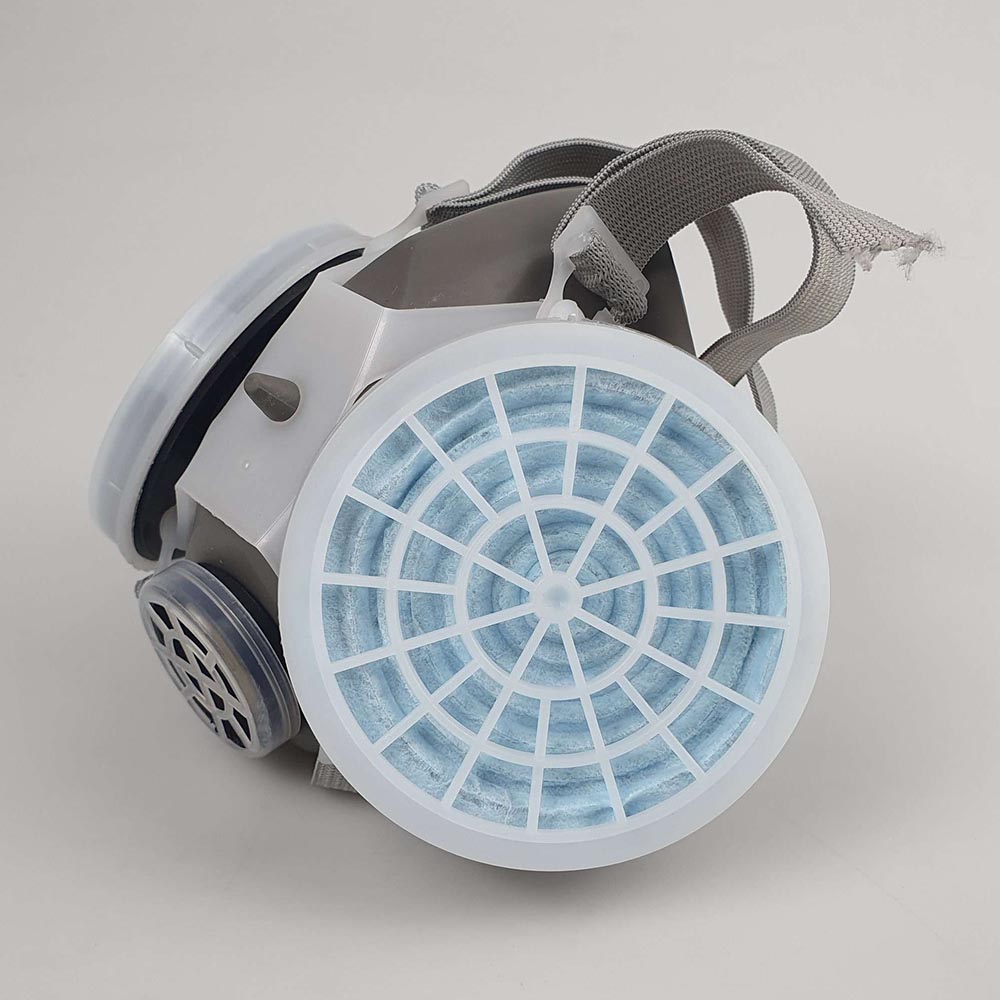 TaffGUARD Masker Gas Respirator Half Face with Activated Carbon Filter - 8006