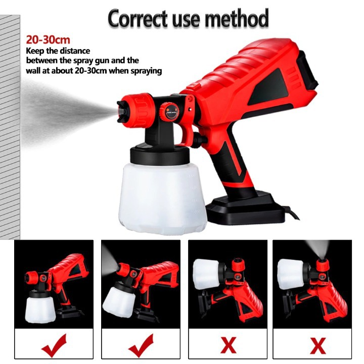 Idealtool Pistol Semprot Cat Dinding Electric Spray Gun 600W - JH09