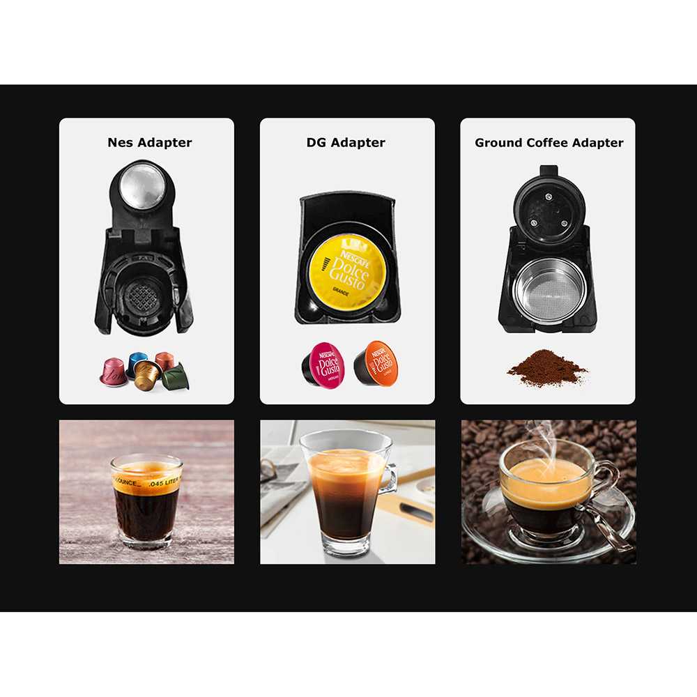 Mesin Kopi Espresso 3in1 Coffee Maker 19 Bar 1450W 600ml - ST-504