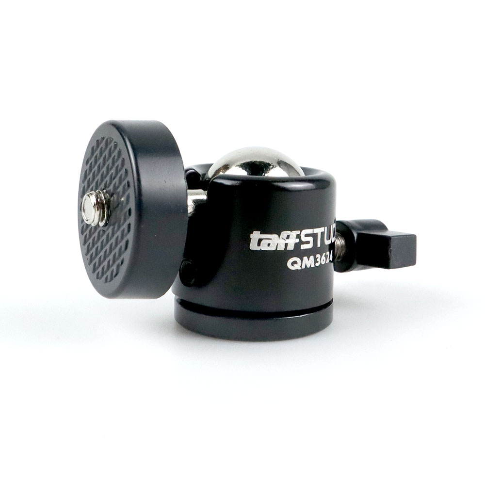 TaffSTUDIO Mini Ball Head Tripod Kamera DSLR 360 Swivel 1/4 Inch - QM3624