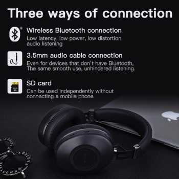 Bluetooth HiFi ANC Wired Wireless On-Ear