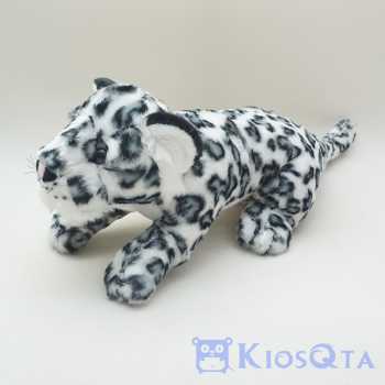 boneka macan tutul leopard harimau putih tiarap large
