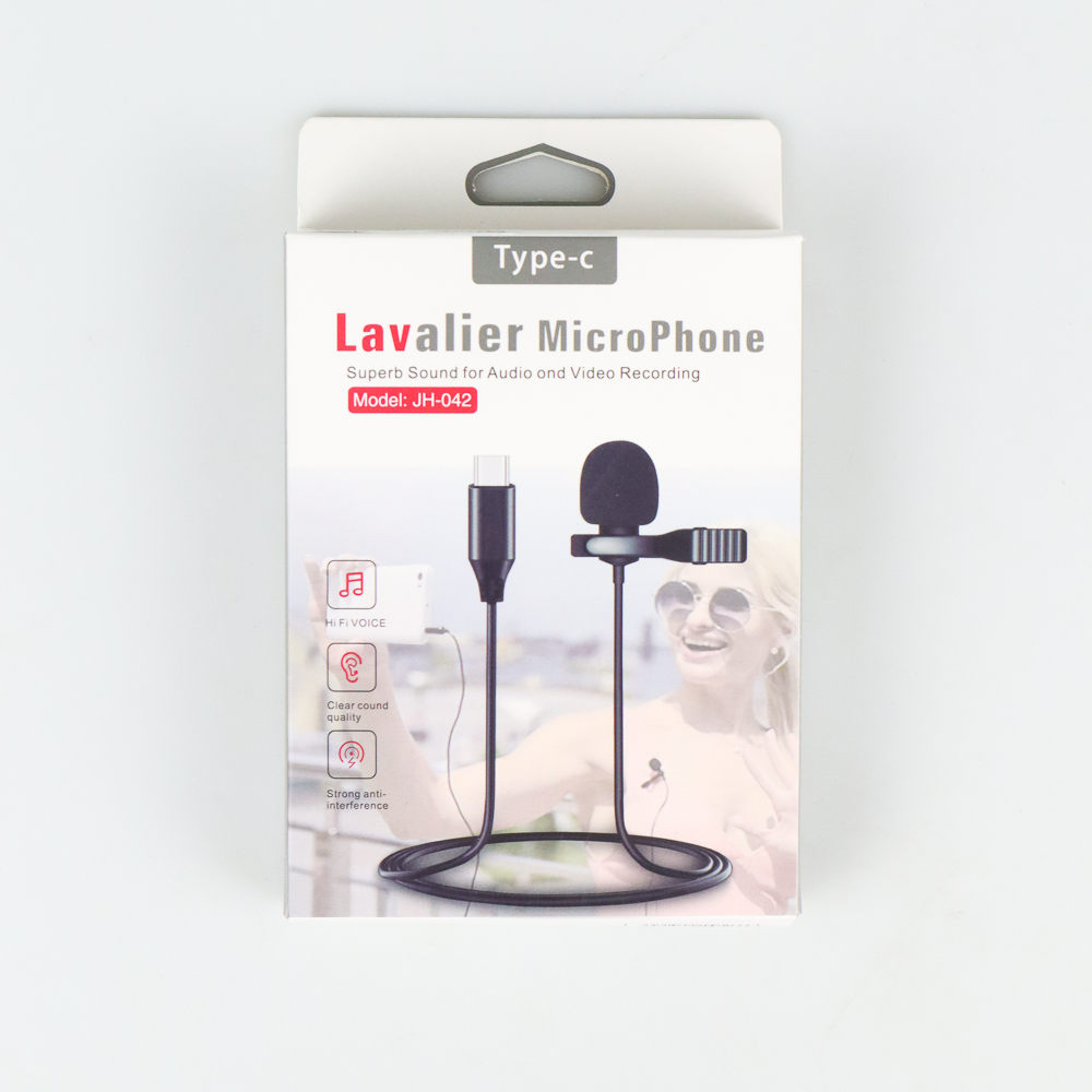 TaffSTUDIO Microphone Clip-on USB Type C for Smartphone - JH-042