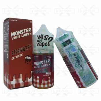 JAM MONSTER STRAWBERRY 30ML - SALT NIC PREMIUM LIQUID VAPOR BY SS VAPE