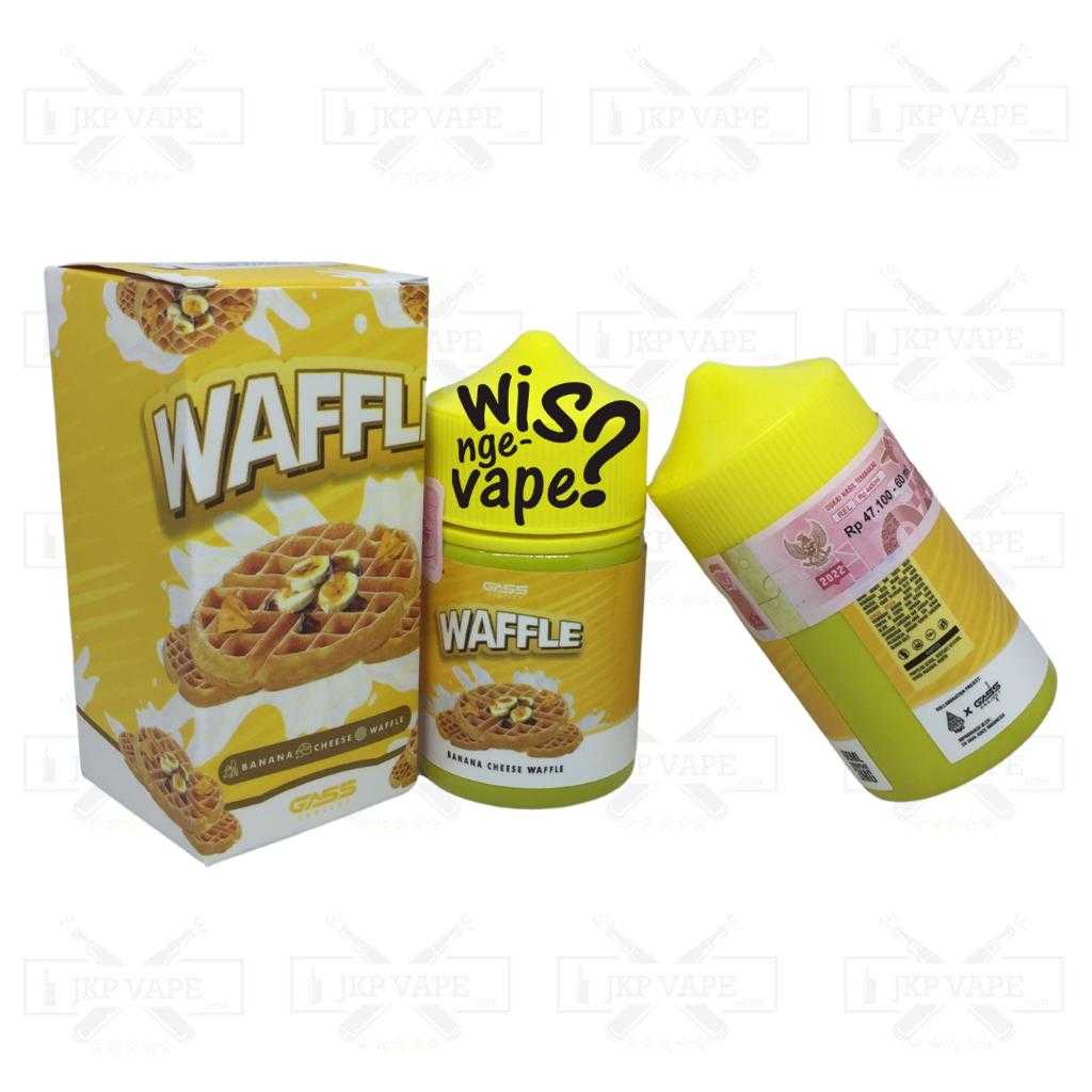 Jual Waffle V2 Banana Cheese 60ml Liquid Vape By Gass x Java