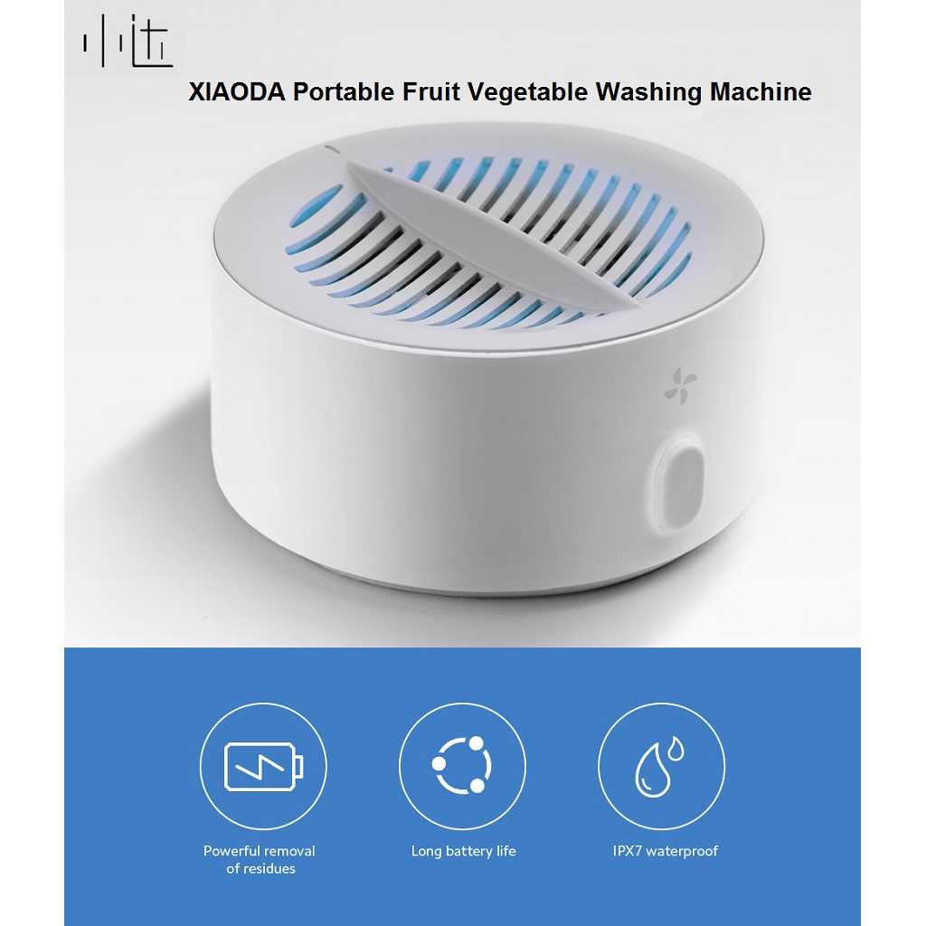 Jual XIAODA Portable Fruit and Vegetable Cleaner Machine