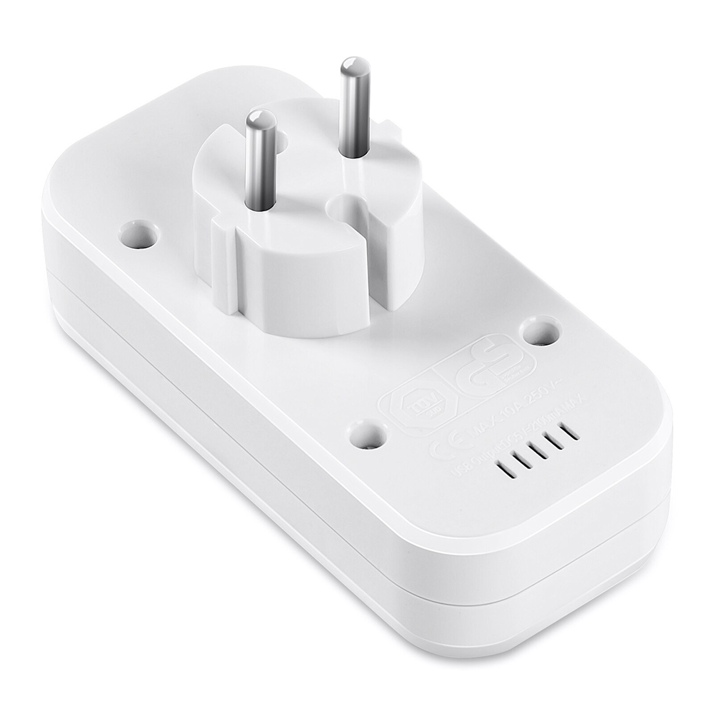 Wallpad Stop Kontak Listrik Safety Power Wall 2 EU Plug dan 2 USB Port - CX89