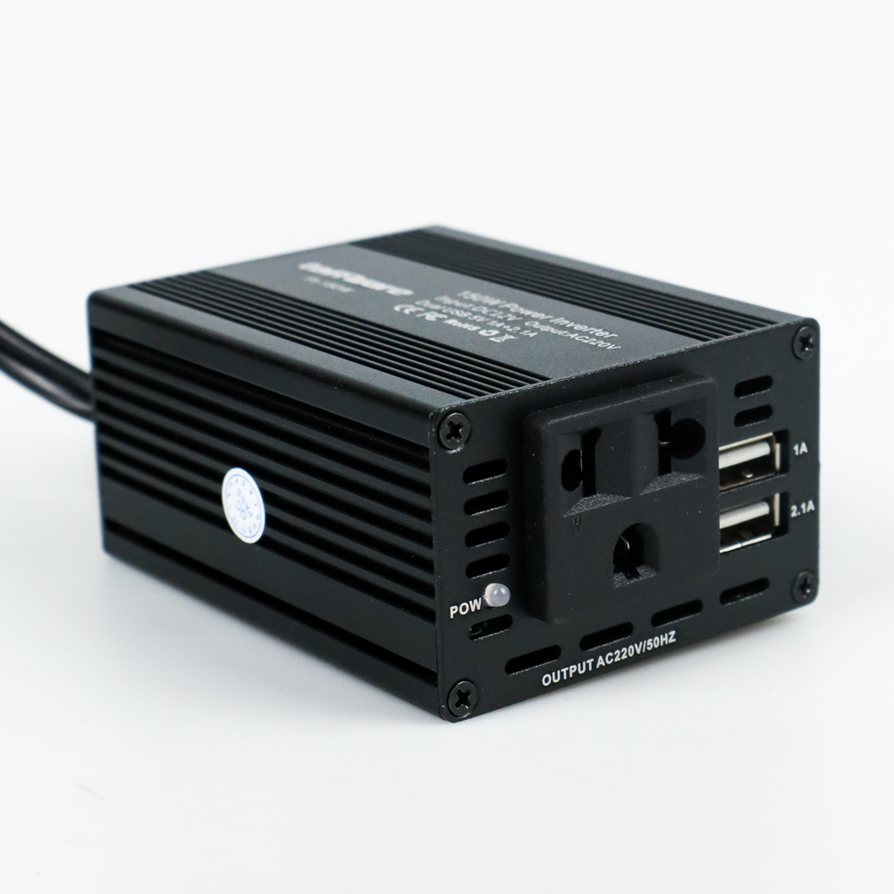 Taffware Power Inverter Mobil 12V to 220V 150W dengan 2 USB Port - PI-150W