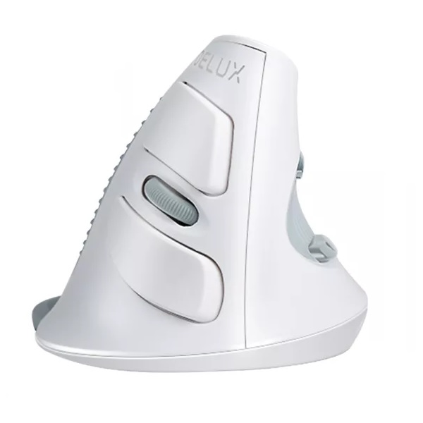 DELUX M618GX - 2.4G Wireless Vertical Mouse with Removable Palm Rest