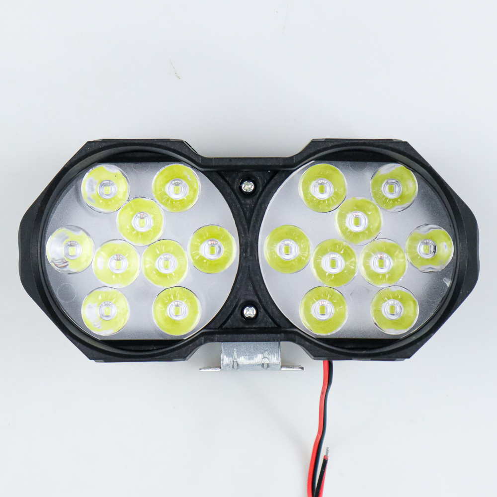 Lampu Tembak Motor Spotlight LED Foglamp ATV IP65 Cool White 18LED 9W - L5