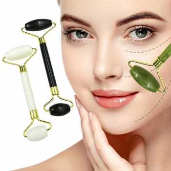 Ecoko Roller Pijat Muka Tirus Facial Face Massage Nature Jade - 001