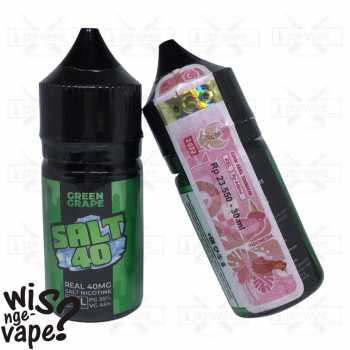 SALT40 Green Grape 30ml - Liquid Vape Salt 40 by J99 x VP