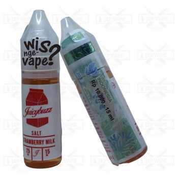 Juicybuzz Strawberry Milk 15ml - Salt Nic Juicy Buzz Vapor Mania